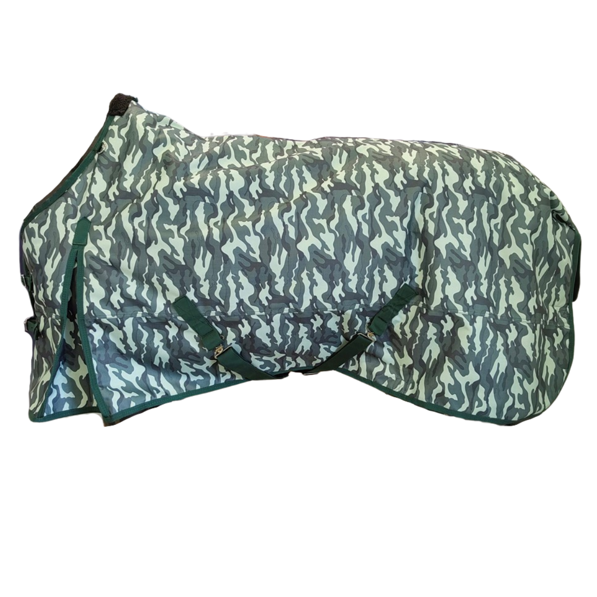 AJ Tack 1200D Waterproof Turnout Horse Blanket with Storage Bag, Camouflage