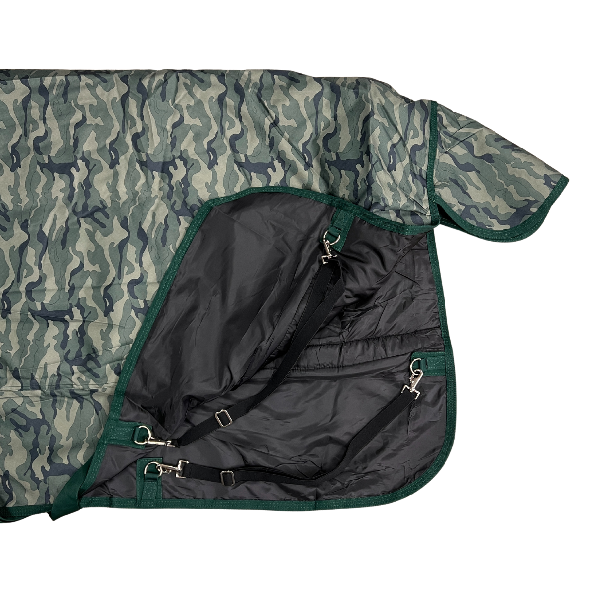 AJ Tack 1200D Waterproof Turnout Horse Blanket with Storage Bag, Camouflage