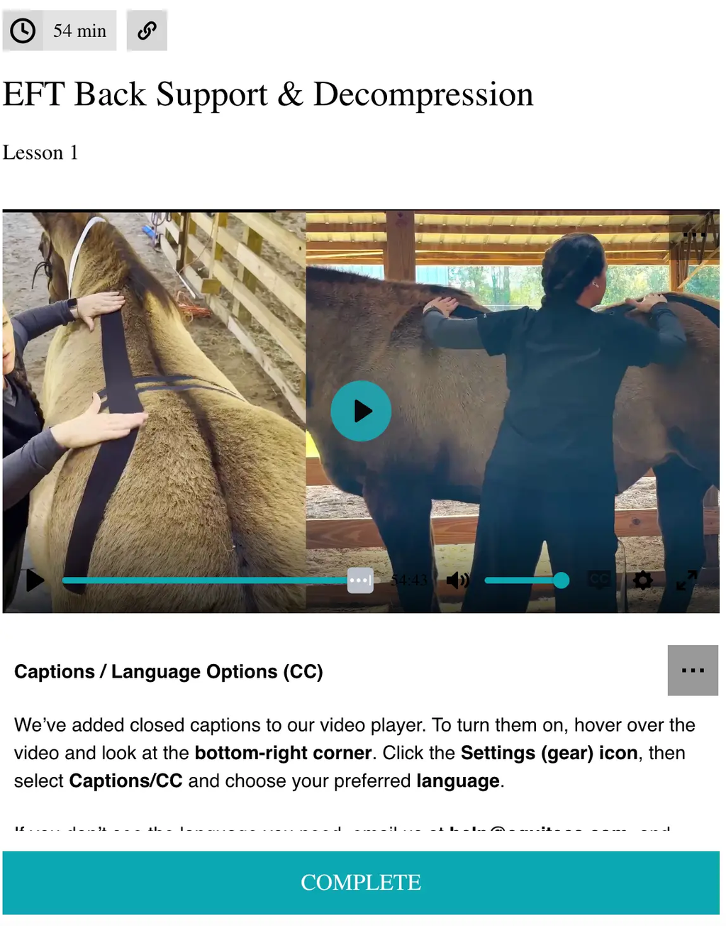 EFT Back Support & Decompression
