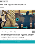 EFT Back Support & Decompression