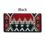 1465-5 Enchanted Pines 38x34 New Zealand Wool Saddle Blanket GREY