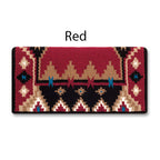 1465-5 Enchanted Pines 38x34 New Zealand Wool Saddle Blanket GREY