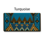 1465-5 Enchanted Pines 38x34 New Zealand Wool Saddle Blanket GREY