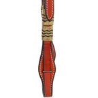 WD-SEH4 Chestnut Rawhide Quick Change Single Ear Headstall
