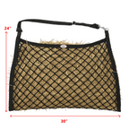Derby Originals Paris Tack Knotless Ultra Slow Feed Hay Nets – Set of 2, 1.5" Openings, 24"x30", Soft on Muzzles, Adjustable Hanging Strap with Snap, Holds 2 Flakes Each