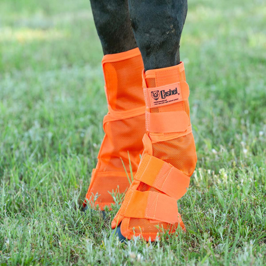 Cashel Crusader Horse Fly Boots Contoured Fit Leg Guards, Set of 2